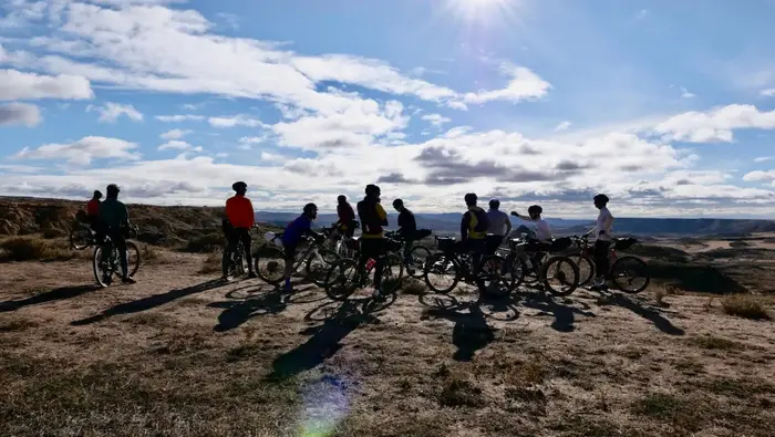 Désert d’hiver : les Bardenas en gravel